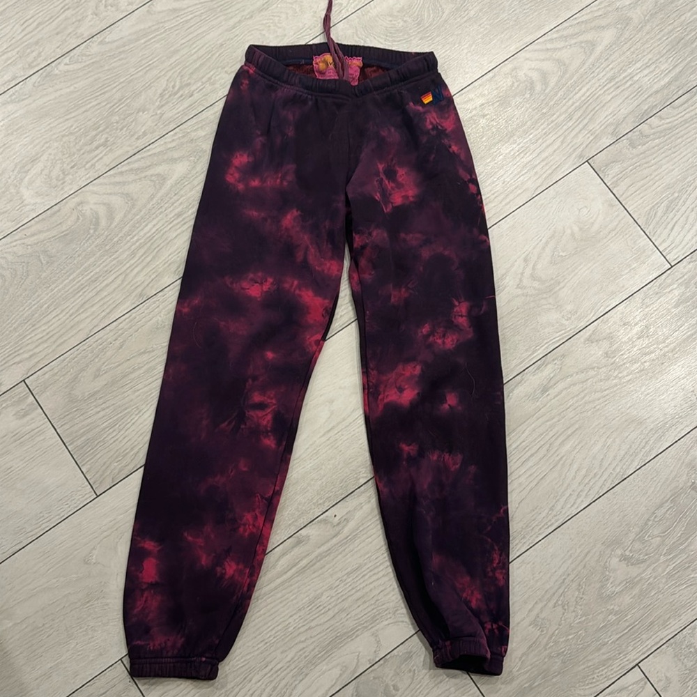 Aviator nation, tie-dye, size small sweatpants